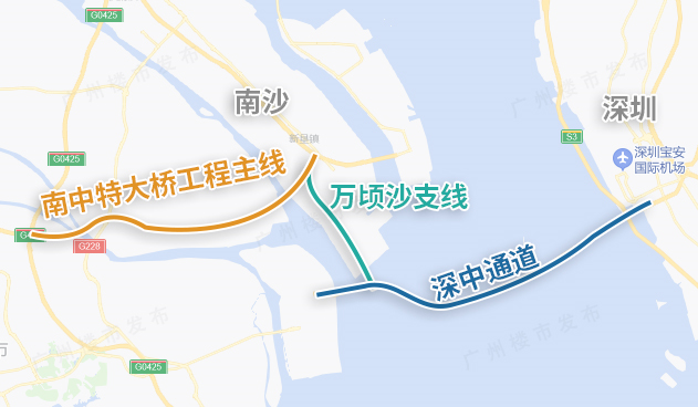 要知道,深中通道连通的是前海与  广东三大自贸区之一的南沙 ,远比