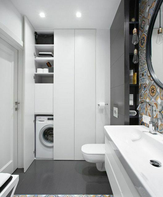 5㎡的卫生间怎么放洗衣机?做个柜子好方便 ——凤凰网房产北京