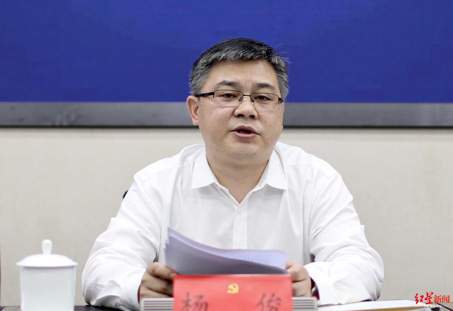 会上,成都市委副秘书长,办公厅主任杨俊就全会主要特点,主要成果等