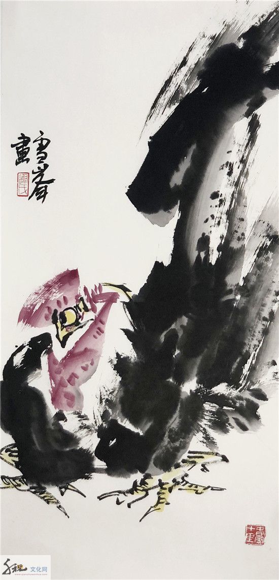 艺术家谢雪峰花鸟作品欣赏