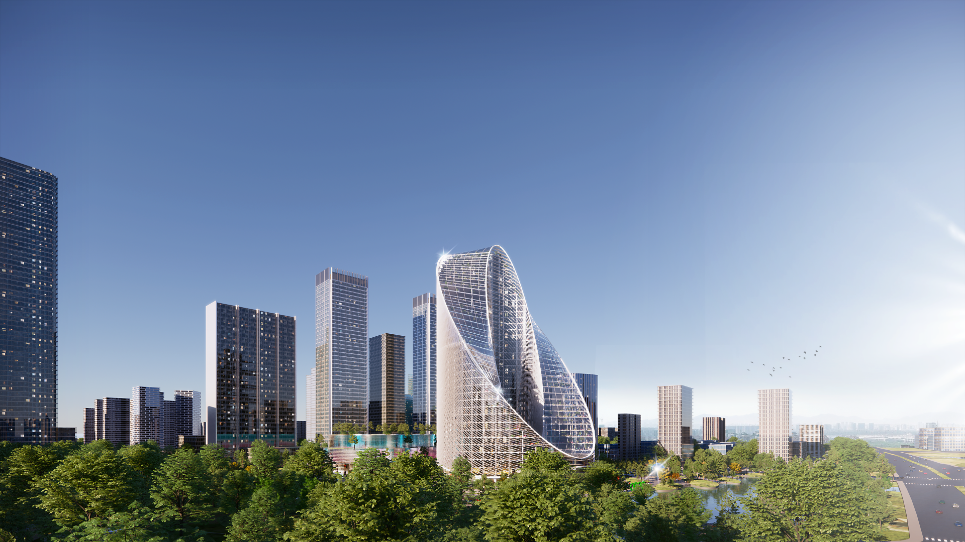 杭州余杭区又建一地标性建筑,oppo大手笔!__凤凰网