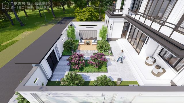 陕西西安大进深通透型新中式农村宅院,2020别墅设计图纸来袭