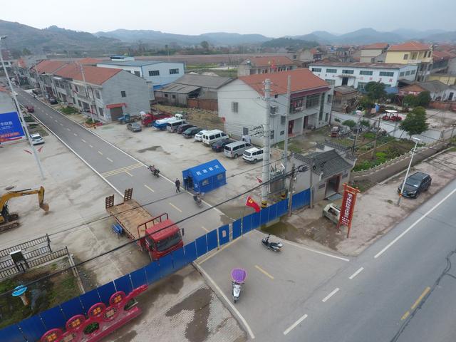 空中看春意盎然的鄂州市太和镇子坛村(陈正,航拍)