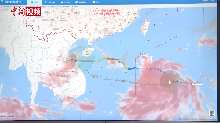 台风“沙德尔”擦过海南岛南部带来强风雨