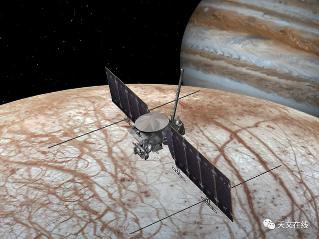 这艘命名为冰质木卫探测器(juice)的飞船将巡视木星系统,尤其是对木星