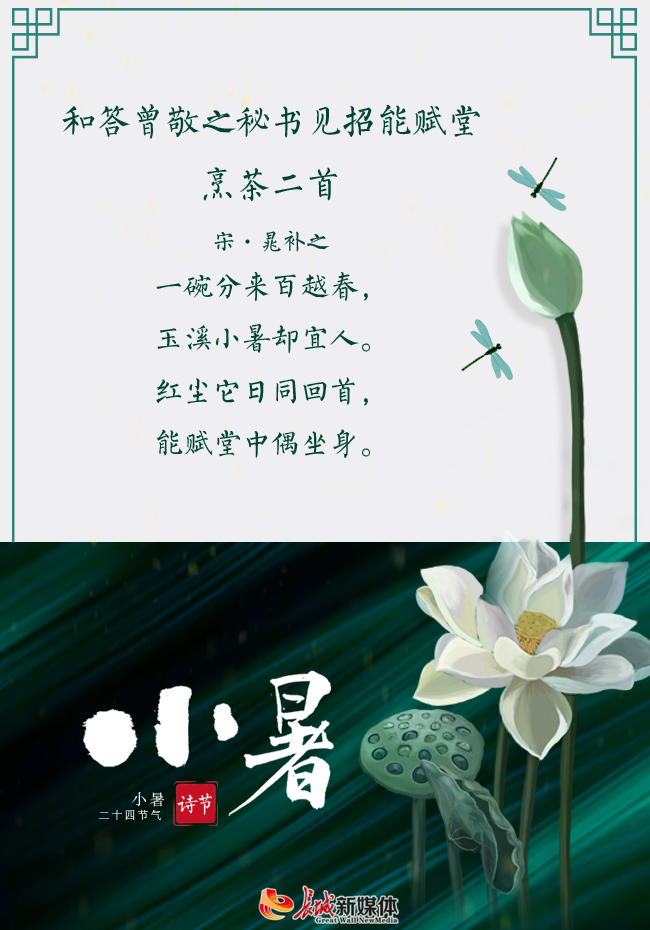 小暑诗节丨雨滴飞落,打碎满塘荷香