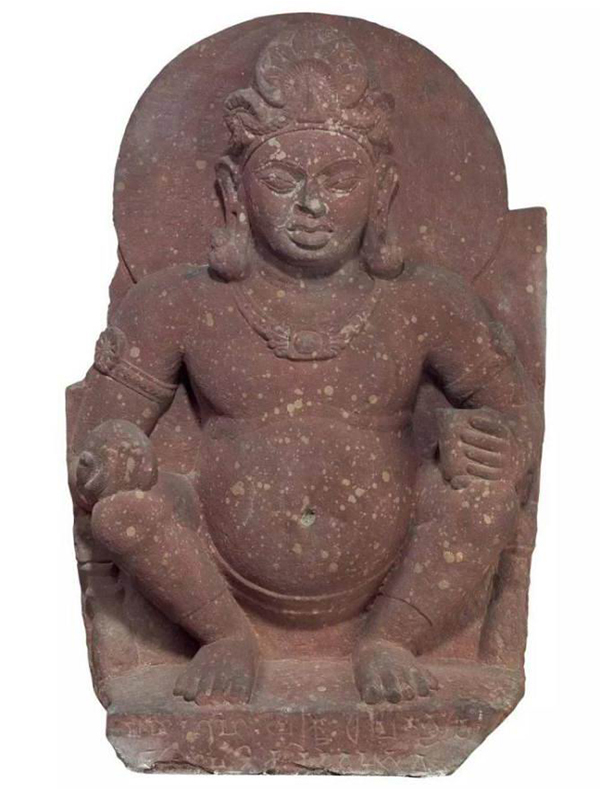 手持獴的俱毗罗像