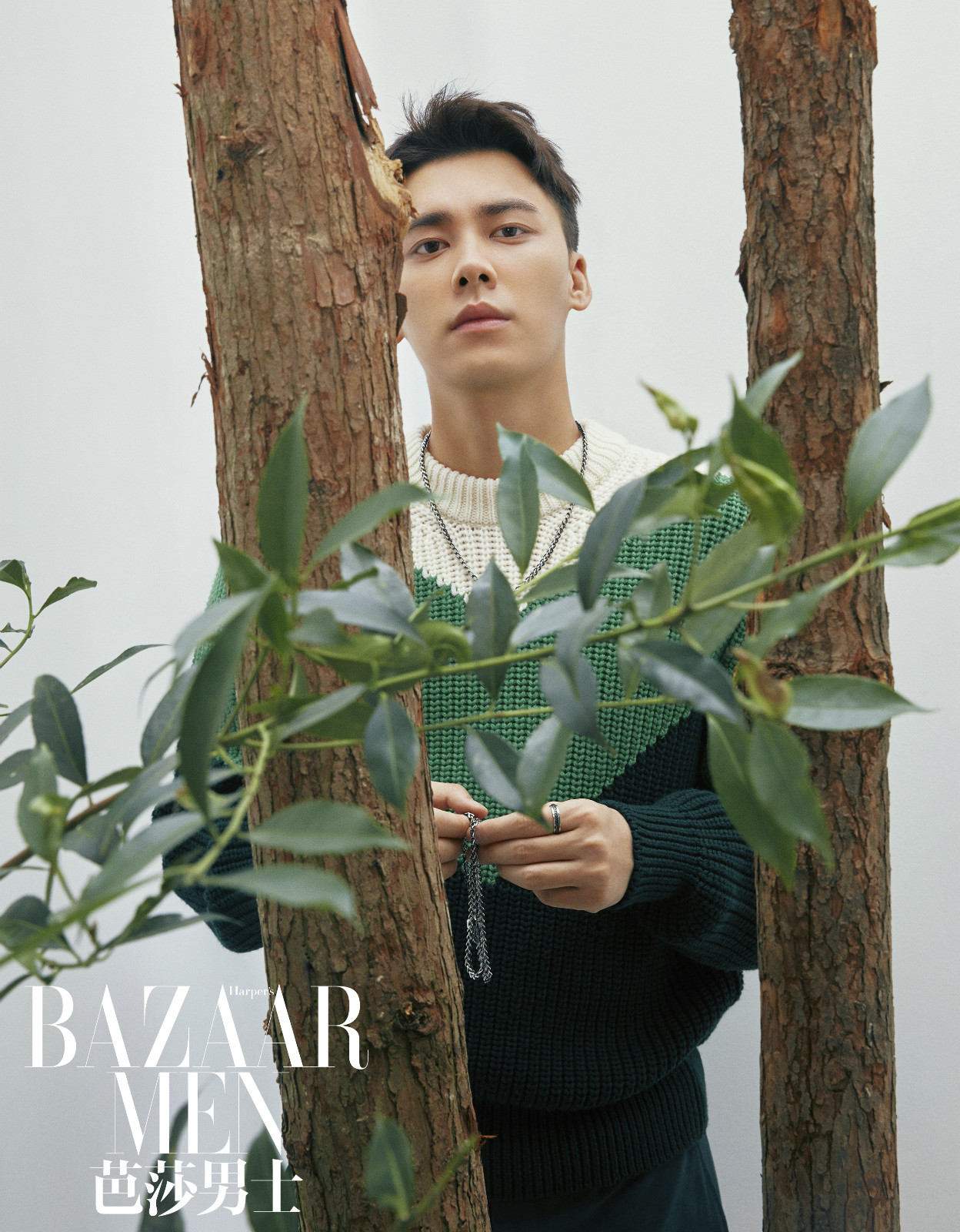 李易峰五登《芭莎男士》封面 四个月拿下七刊九封