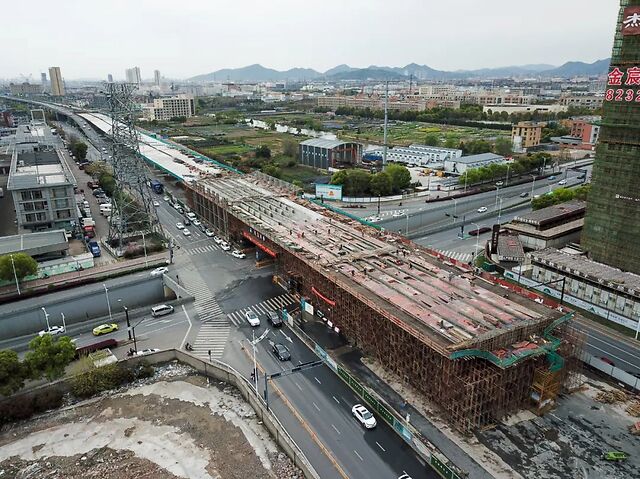 天目山路—环城北路—艮山东路快速路正在全线推进!