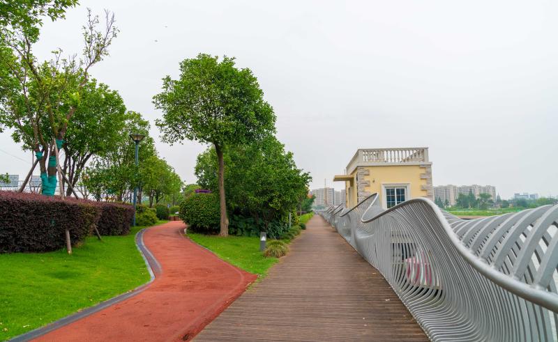 长宁苏州河健身步道西延伸段现雏形全线112公里计划年内贯通