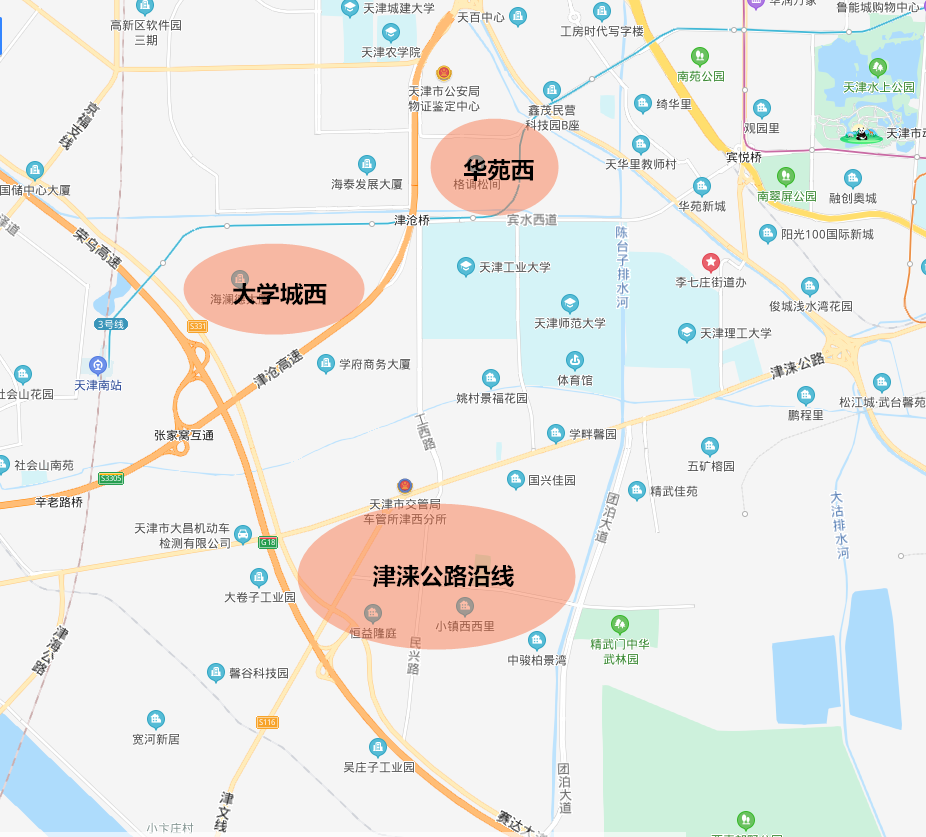 天津精武镇地图图片