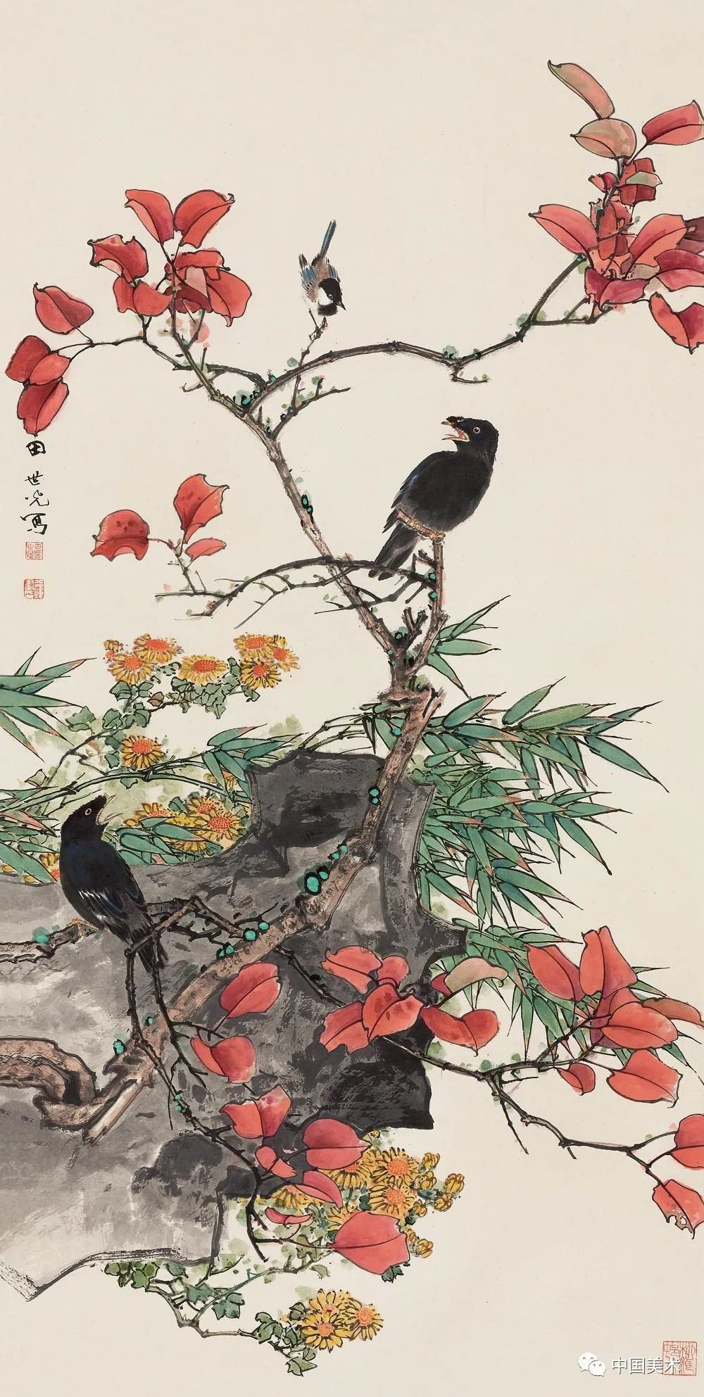 最美花鳥100幅,雅俗共賞(高清)