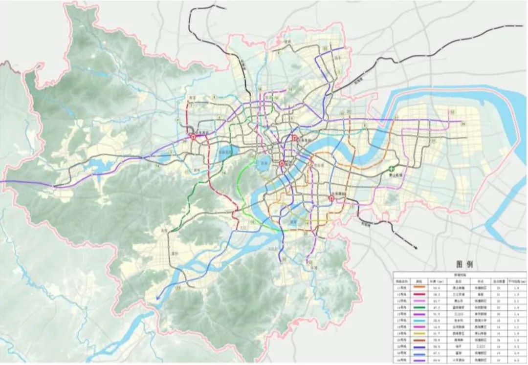 重磅杭州地鐵4期建設規劃建議方案曝光