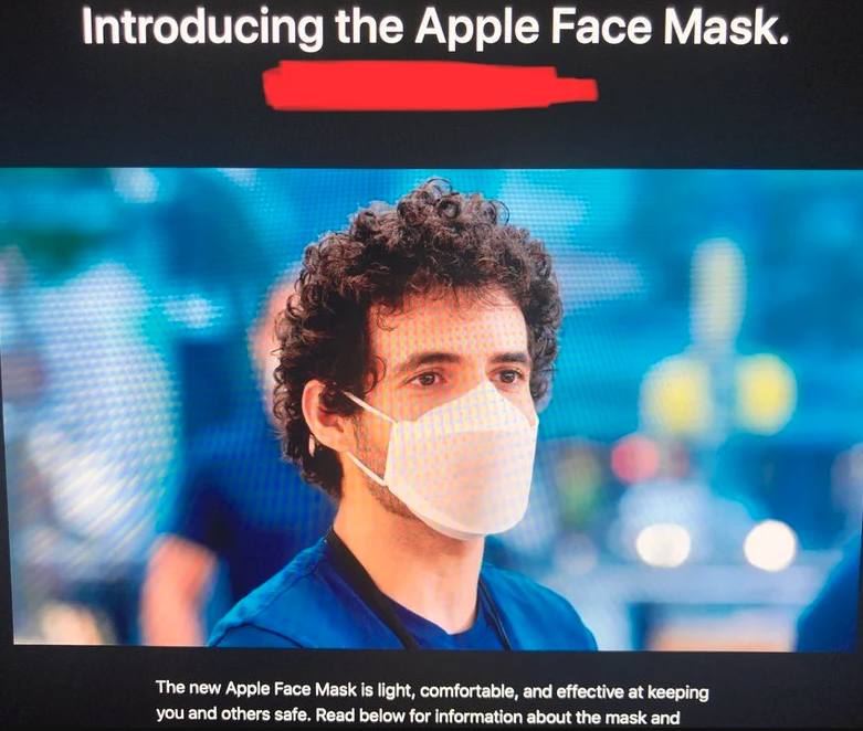Apple Face Mask 图片来源：MacRumors