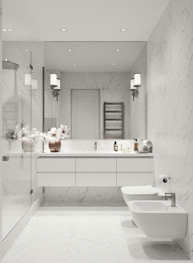 房子装修,全屋白色柜子设计,一眼就喜欢上,好看实用