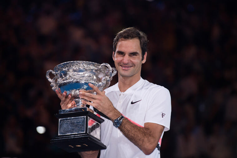 网球天王费德勒roger federer夺冠时都戴了哪些劳力士手表