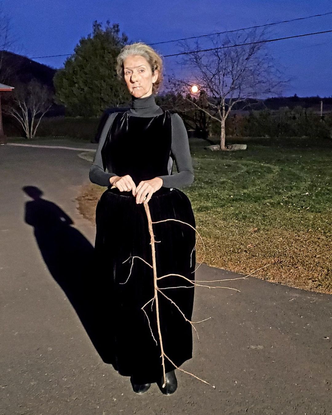 celine dion的万圣节造型:魔法保姆麦克菲 (nanny mcphee