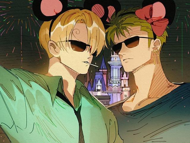 海贼王:大佬绘制索隆山治的现代肖像,写实画风太喜欢了__凤凰网