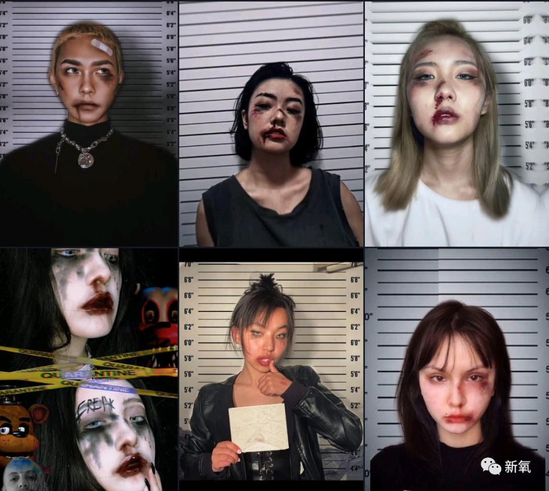 争相恐后化家暴妆？？？你们脑子被门挤了吗！_凤凰网