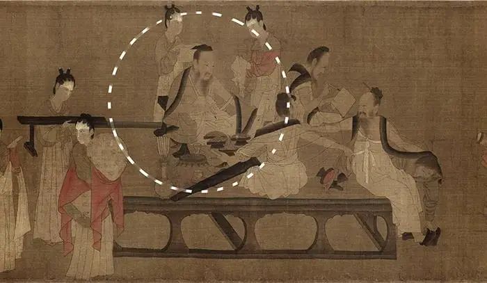 《北齐校书图》图释 《北齐校书图》图释
