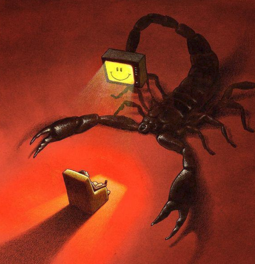 别让科技毁了你这12幅讽刺插画引人深思年轻人应该看看