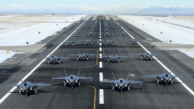 日前美国空军18架f-35a闪电ii战斗机已经从中东地区进行了撤离,从2019