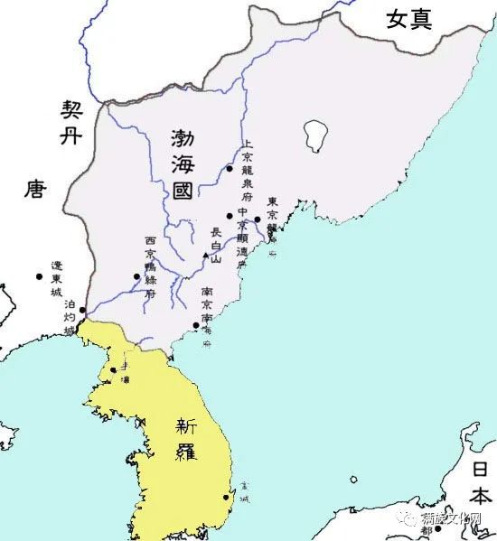 渤海国地图高清图片