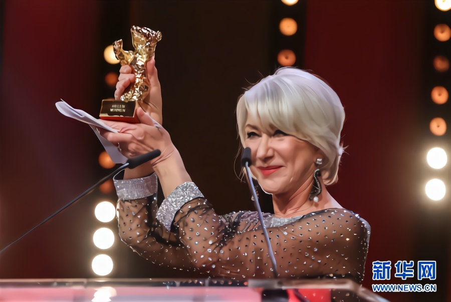 英国演员海伦·米伦获颁第70届柏林国际电影节终身成就奖