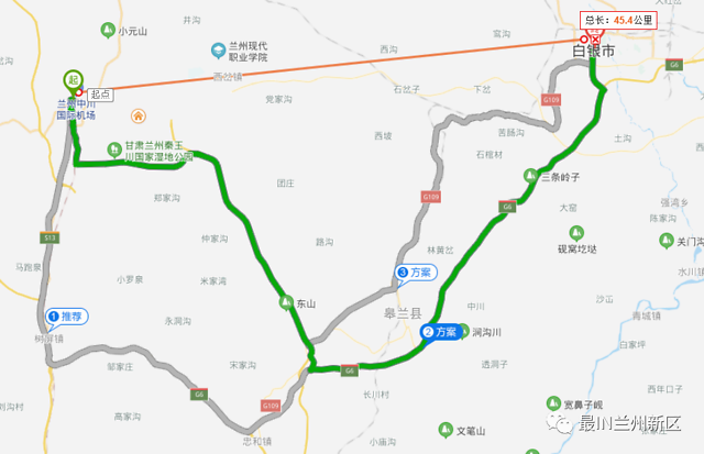 g341国道甘肃段路线图图片