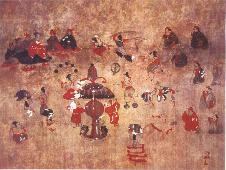 去和林格尔汉墓看壁画:汉代的歌舞和杂技表演,你认得几种?_凤凰网
