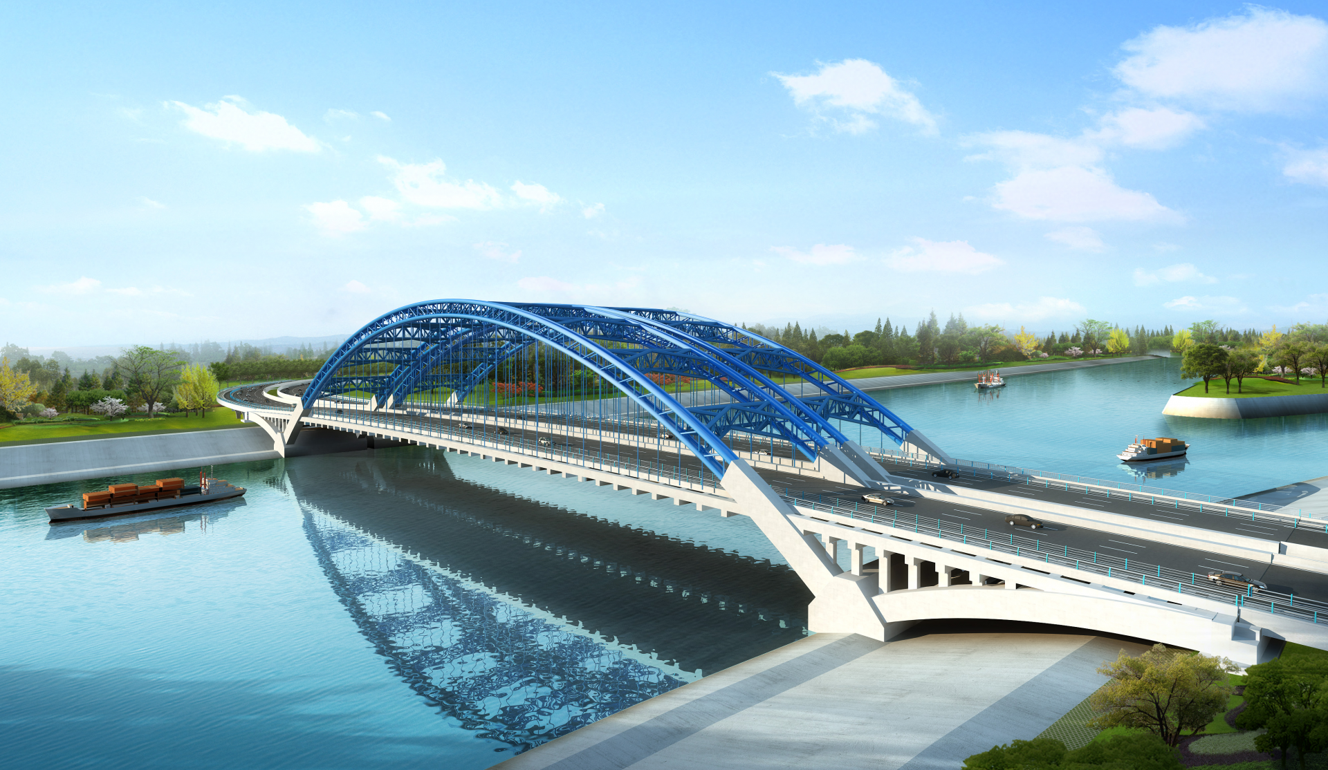 引江济淮铭传路桥预计7月18日主桥合龙