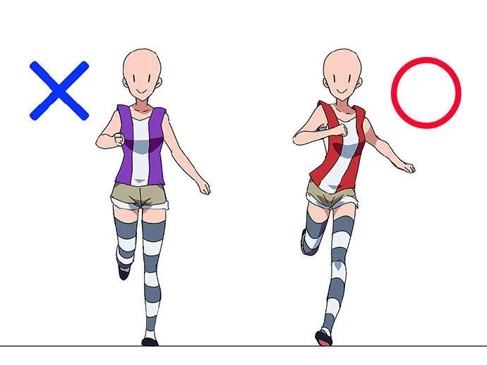 人的物奔跑画法素材参考