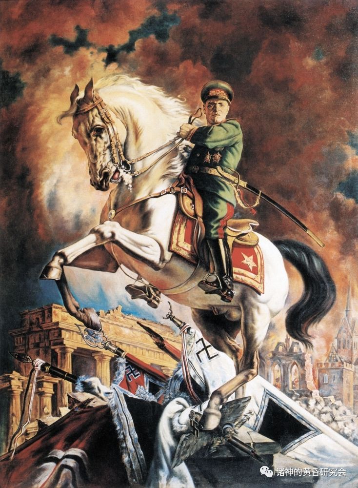 彩绘中的战争曾经战斗在中国上空的白马将军