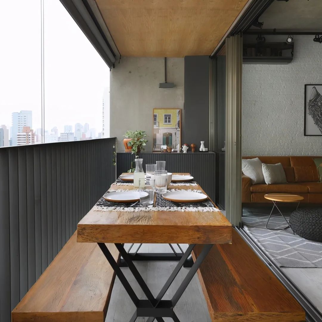 48平方小户型装修，阳台做餐厅，精简实用还美观, image size:1080x1080