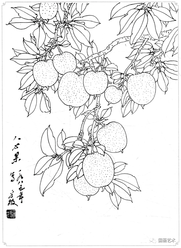 书画联盟丨白描蔬果选页欣赏