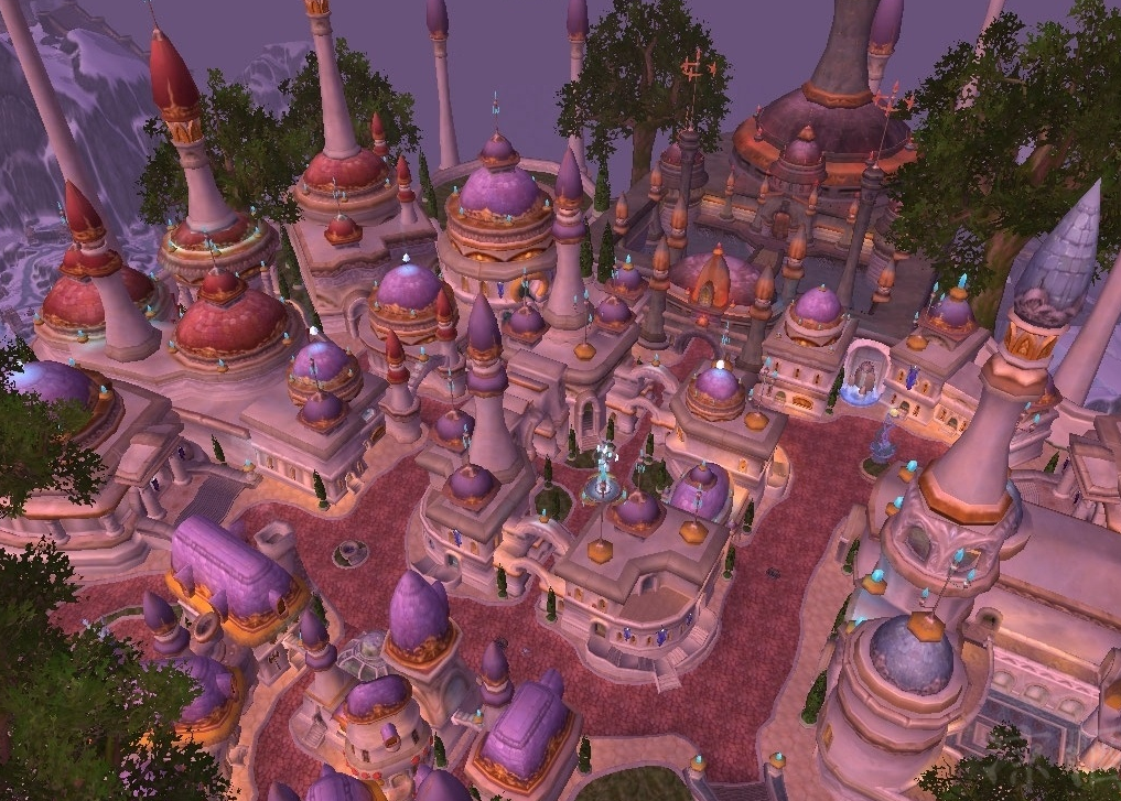 魔兽世界:外国玩家在"我的世界"中还原了魔法之都达拉然