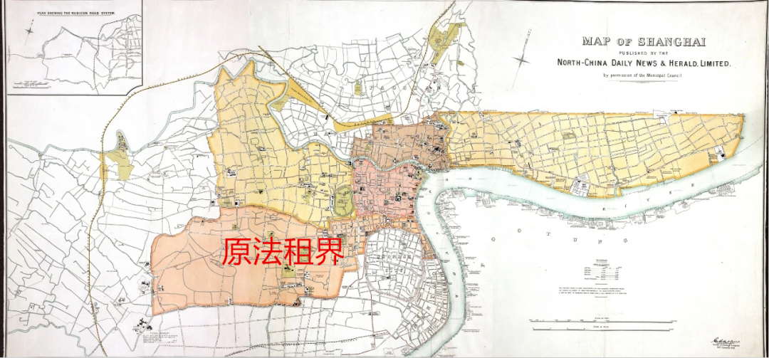 三十年代上海租界地图图片