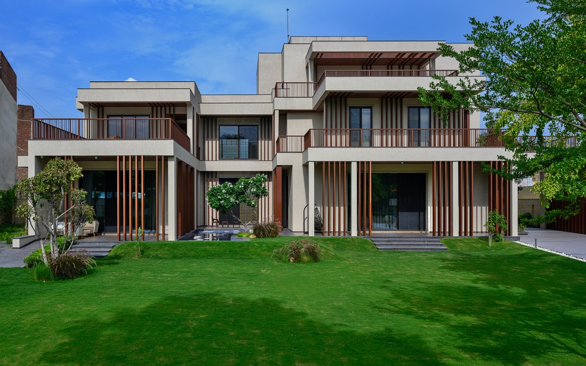 印度现代豪华别墅 | seza architects__凤凰网