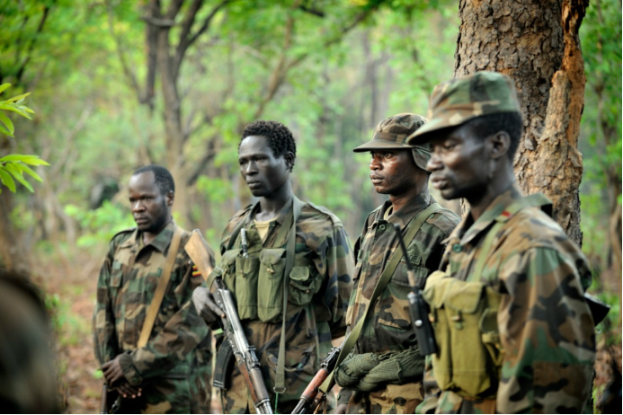 乌干达政府军士兵