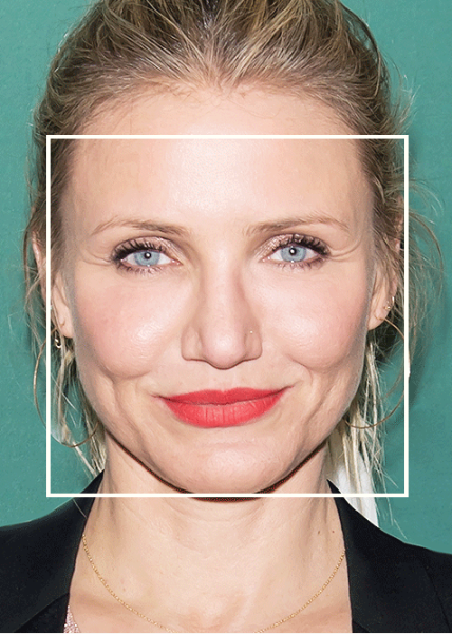 小编固执的认为,方形脸四平八稳的就像风水宝地,福气啦~不就是少了点