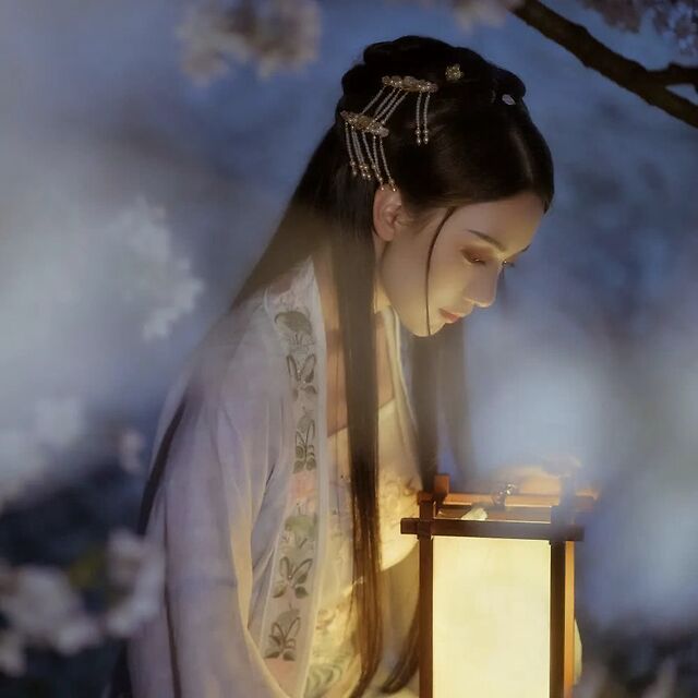 唯美意境古风女生头像试问当筵眼波恨滴滴为谁娇