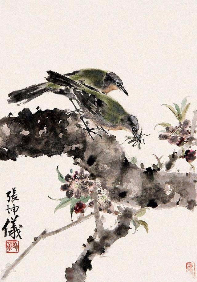 她的画里面有大丈夫的阳刚之气