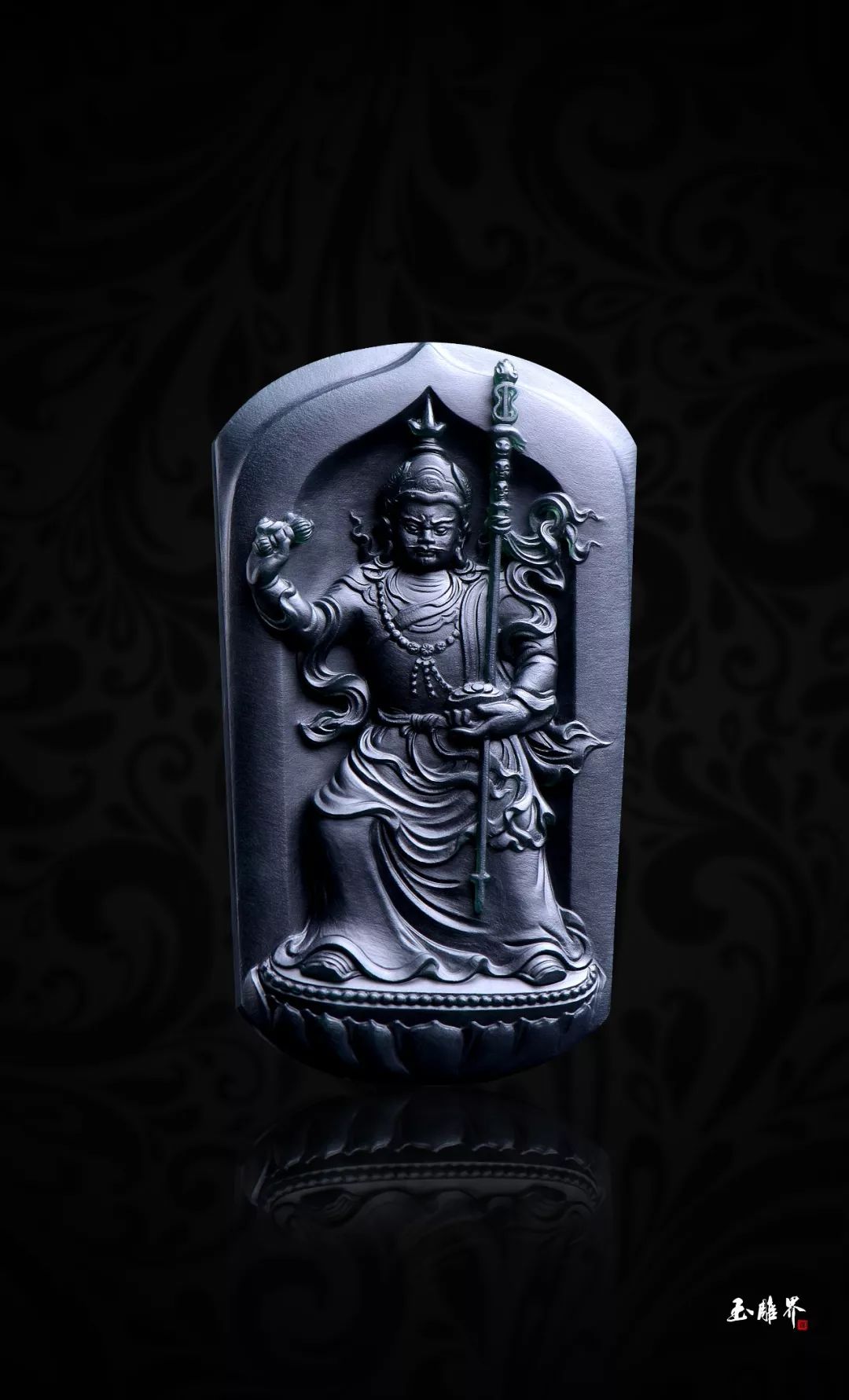 舒服!静心,禅意的吴剑光翡翠造像,爱了爱了