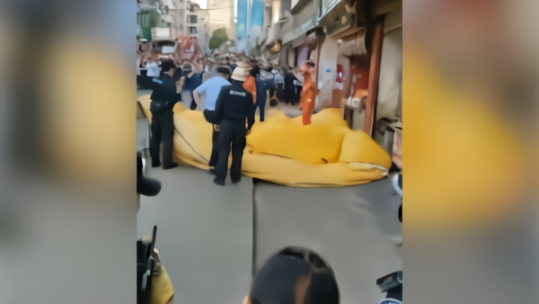 深圳一男子跳楼身亡 目击者：气垫没充满他就跳了