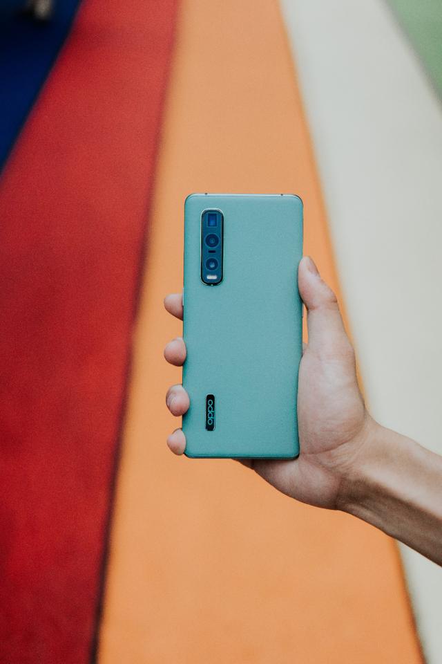 findx2pro竹青色上手不仅好看缓解焦虑更是一绝