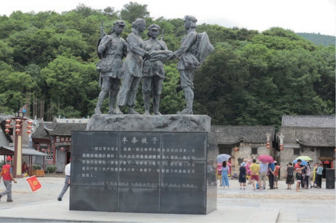 长征小镇"半条被子"的故事,让沙洲成为远近闻名的红色旅游景区,锡引