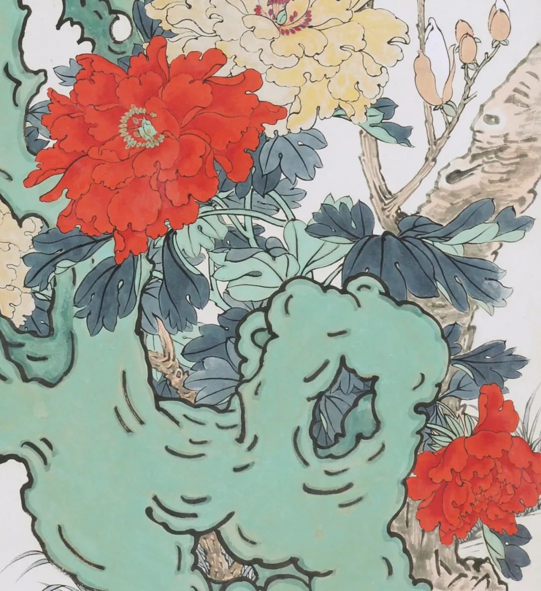 于非暗 《 玉堂富贵春喜》 局部 欢迎关注北京保利拍卖官方视频号