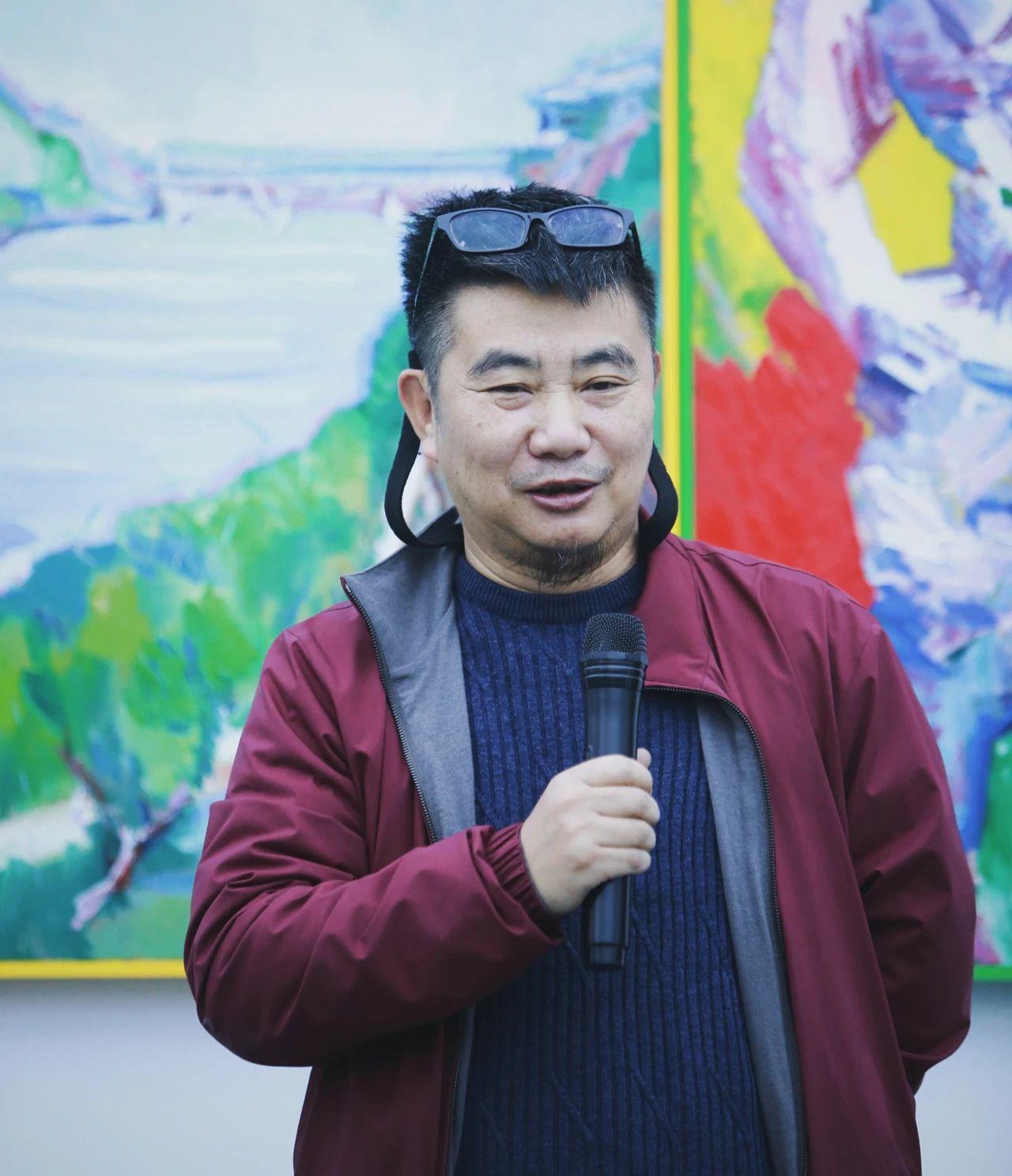 学者,画家许宏泉致辞