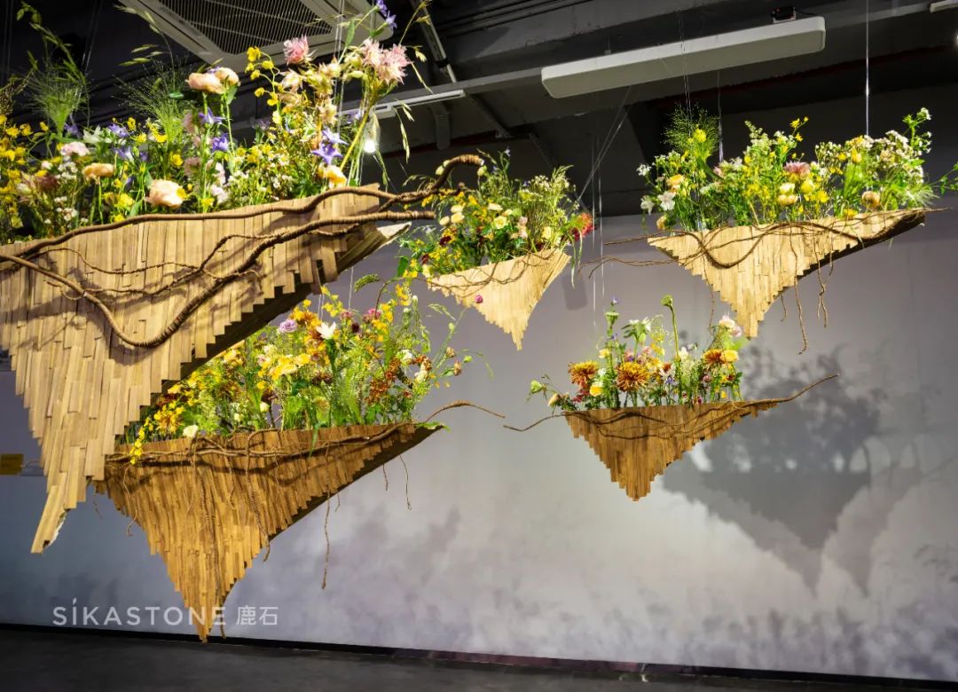 来做大型空间花艺装置!