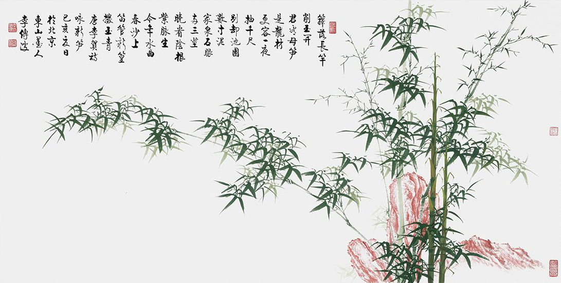 客厅沙发背景挂画 你知道为啥要选国画竹子吗__凤凰网